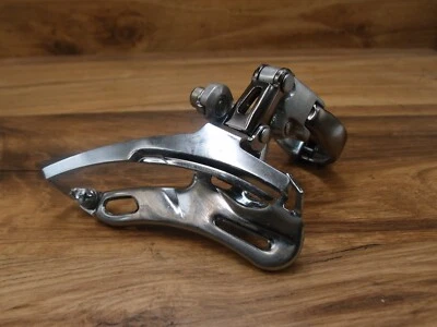 1993 front derailleur MTB Shimano STX FD-MC30 31.8 mm top pull VIA Japan - Image 1 of 4