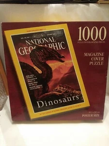 National Geographic DINOSAUR Puzzle - 100 Pc - Mongolian Saurolophus- NEW Sealed - Picture 1 of 4
