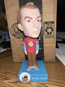 The Big Bang Theory Funko Wacky Wobbler Sheldon Flash Shirt Bobble Head Figure - Picture 1 of 1