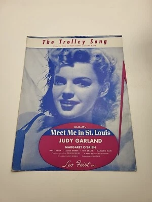 Judy Garland - The Trolley Song -1944- Sheet Music - Image 1 of 4