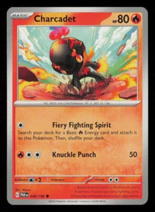 Charcadet SV04: Paradox Rift #026/182 Common Pokemon Card - Picture 1 of 2