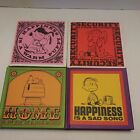 Lot de mini-livres Charles M. Schultz - Copyright années 1960 bonheur et sécurité à la maison