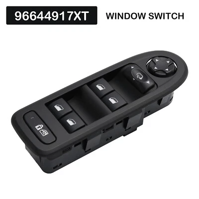 Drivers Front Window Switch 96644917XT for Citroen C5 2008-15 Peugeot 308 508 H0 Foto 1 de 4