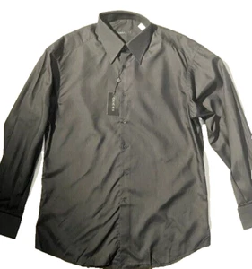 Nueva camisa de seda negra GUCCI para hombre talla 15,75 euros 40 Italia Barneys - Imagen 1 de 16