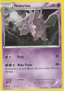 Nidorino 44/114 Pokemon XY Steam Siege NM - Picture 1 of 2