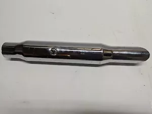 16.5" Slash Cut Shorty Motorcycle Exhaust Muffler 1.75" ID - Foto 1 di 4