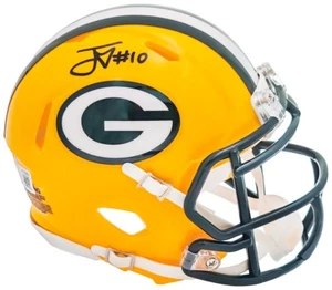 Jordan Love Signed Autographed Speed Mini Helmet Green Bay Packers Beckett BAS - Picture 1 of 2