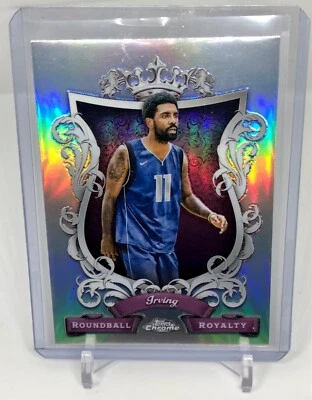 Kyrie Irving - 2024 Topps Chrome Roundball Royalty Refractor #RR-12 - Mavericks - Image 1 of 4