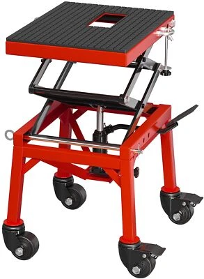 Gato elevador de tijera hidráulico accionado por pie para motocicleta 14"-36" altura de elevación Foto 1 de 4