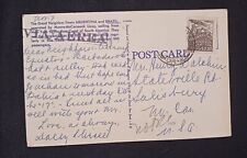 J) 1940 BRAZIL, COMERCE, POSTCARD, AIRMAIL, CIRCULATED COVER, FROM BRAZIL TO USA