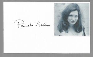(1) Pamela Salem Signed Autographed AUTO 3x5 Index Card 'Never Say Never Again'