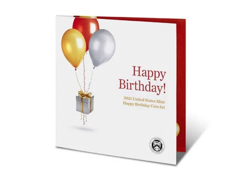 2021 US Mint Happy Birthday Set - 5 Coins Cover