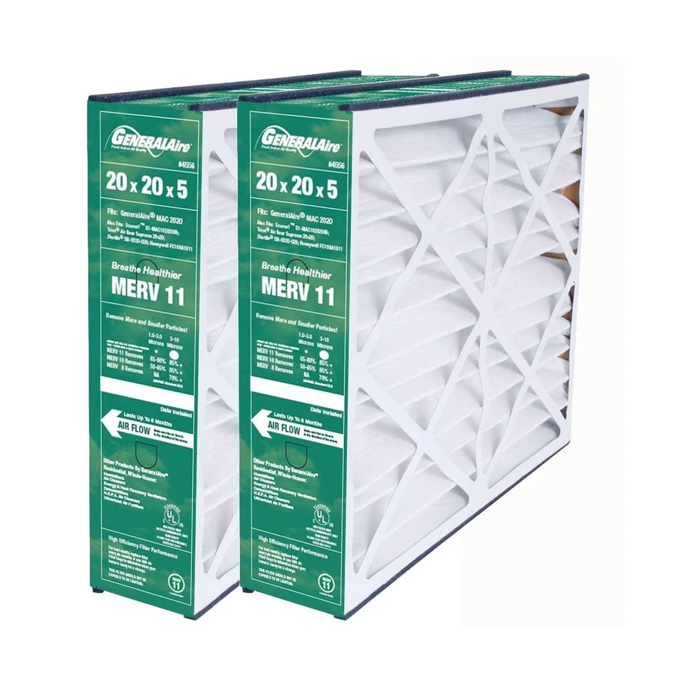 Filtro de aire GeneralAire ReservePro # 4556 20" x 20" x 5", MERV 11-6FM2020 (2-P... Foto 1 de 1
