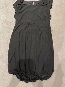 Mamalicious Bubble Hem Maternity long top / short dress, Black