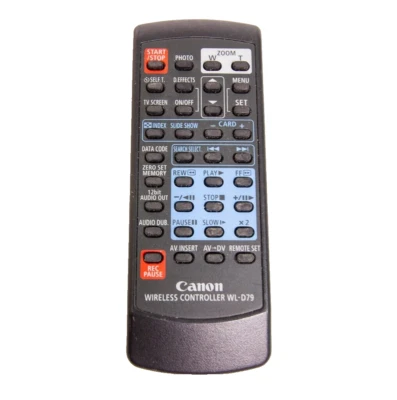 Videocámara Canon WL-D79 control remoto inalámbrico OEM Foto 1 de 4