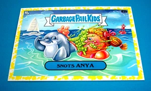 2021 TOPPS Garbage Pail Kids Go On Vacation "SNOTS ANYA" #43b Yellow Border - Picture 1 of 1