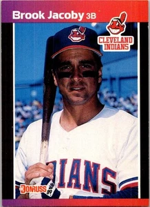 1989 Donruss #114 Brook Jacoby - Picture 1 of 2