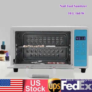 Herramienta de uñas 160 W desinfectante caja de secado herramientas para el cuidado de uñas caja de secado limpiador de uñas - Imagen 1 de 13