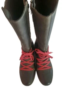Merrell Women’s 8.5 Performance Tall Boots "Bungee Cord" Leather Waterproof NWOB - Picture 1 of 15