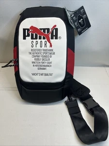 Puma Forecast Multitude Sling Rucksack Schwarz/Weiß Multi Schultertasche Neu - Bild 1 von 10