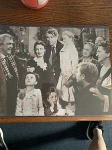 It’s A wonderful Life Iconic Photo (11x14) In plastic holder) - Picture 1 of 1