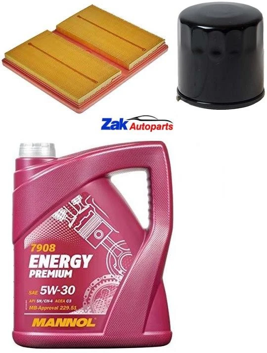 FOR SKODA FABIA 1.0 TSI 2017 MK3 AIR OIL FILTERS ENGINE OIL 5L BOSCH SERVICE KIT - Image 1 of 1