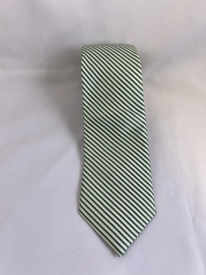 Corbata de seda Ben Sherman rayas verdes Foto 1 de 4