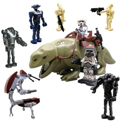 ARF Clone Trooper LEGO® Star Wars Figuren + custom Dewback & 6 Battle Droiden - Bild 1 von 4
