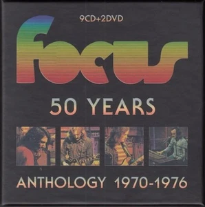 Focus 50 Years: Anthology 1970-1976 CD box set Europe Red Bullet 2020 9CD + 2DVD - Bild 1 von 2
