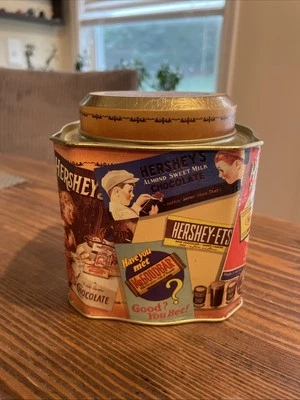 Hershey's Chocolate Vintage Edition #3 Empty Tin Advertising Canister 1995 - Image 1 of 4