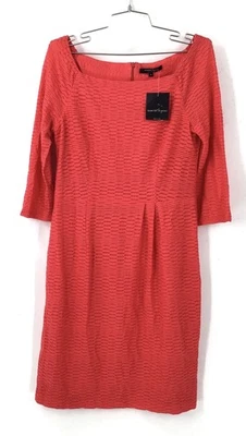 Vestido Vintage Nuevo con Etiquetas Nanette Lepore Para Mujer Coral Elegante y Elegante Ajuste y Acampanado - Talla 10 Foto 1 de 4