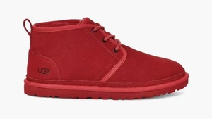 UGG Herren Rot Neumel Klassisch Wildleder Schnürung Chukka Stiefel Schuhe Herren Größe 10 $100 - Bild 1 von 5
