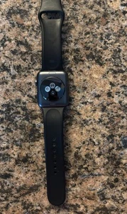 Apple Watch Series 3 GPS 42mm Space Gray Aluminum with Black Band - Picture 1 of 2