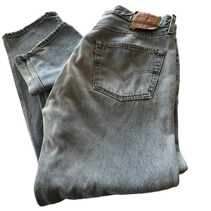 Jeans Levis 501 Para Hombre 38 X 32 Botón Mosca 501-0193 Actual 37 X 31 De Colección EE. UU. - Imagen 1 de 12