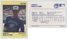 1990 Star Knoxville Blue Jays Woody Williams #20