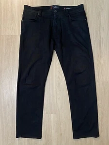 34 Heritage Pantalone Nero Courage Uomo 38x31 Vita Media Dritto Elasticizzato Chino - Foto 1 di 12