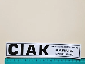 Sticker Ciak Kart Parma Vintage 80s - Picture 1 of 1