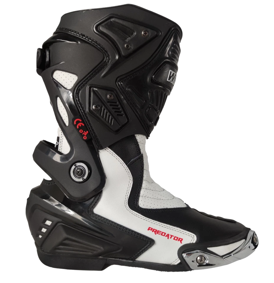 Stivali WN racing stivaletti moto pista strada protezioni anti torsione sliders