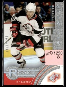 2002-03 SPx #R4 Henrik Tallinder 1133/1250 Buffalo Sabres