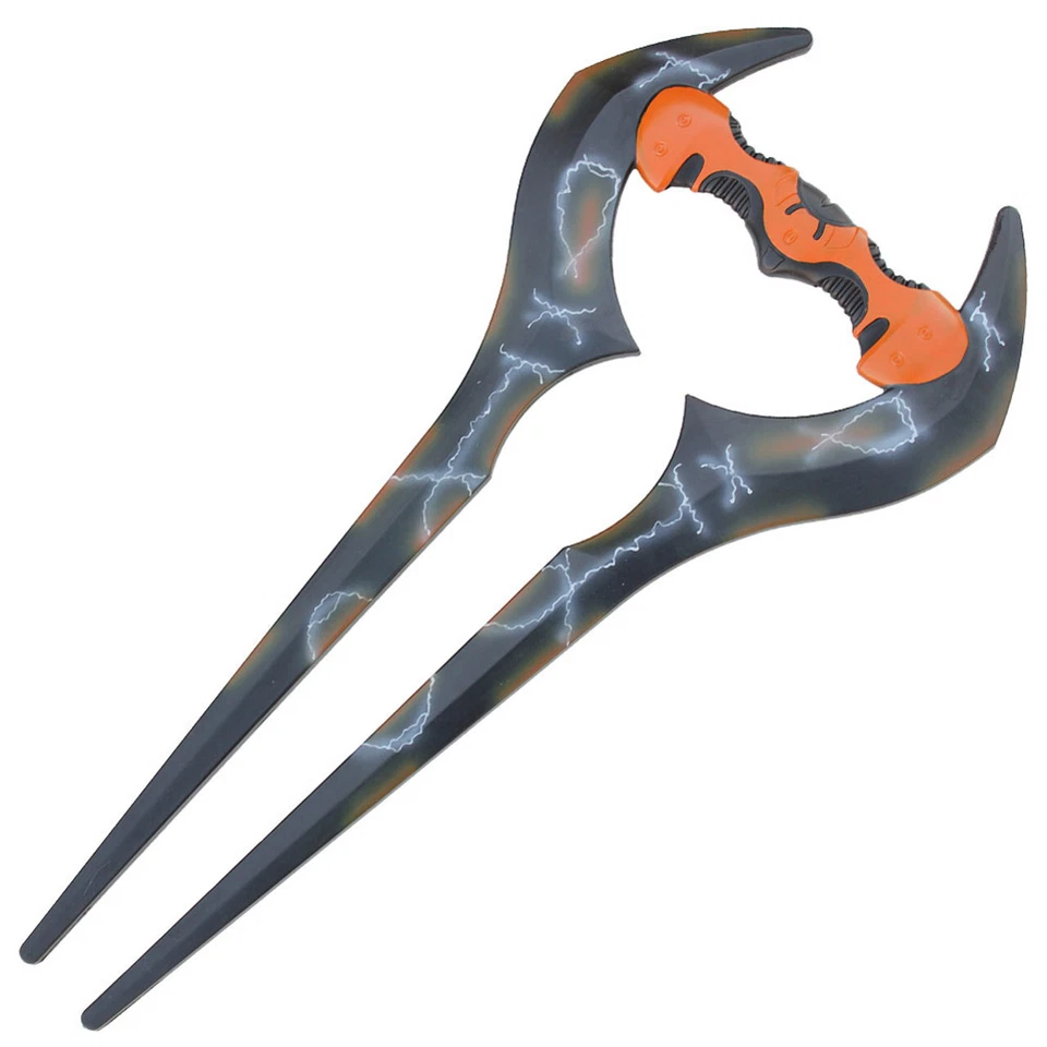 Espada Vorpal Energy Arma de Espuma Naranja Negro Juegos con disfraces LARP Látex Halo Estilo Hoja Foto 1 de 4