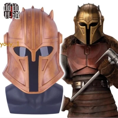 Star Wars Armorer Helmet Cosplay Mask Headwear Helmet Halloween Cos PVC Props  - Image 1 of 4