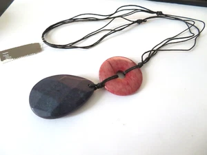 COLLAR PIEDRA LÁGRIMA J.JILL DIAPOSITIVA AJUSTABLE - Imagen 1 de 1
