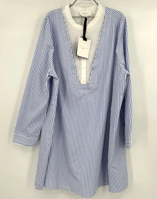 Pomander Place by Tuckernuck Blue and White Stripe Lottie Dress sz 3XL NWT - Image 1 of 4