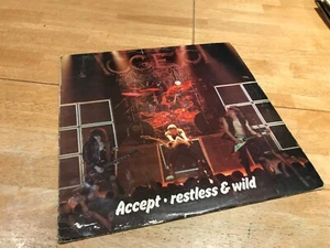 ACCEPT Restless & Wild Vintage 1982 vinyl record, Spain import, Super Rare! - Picture 1 of 9