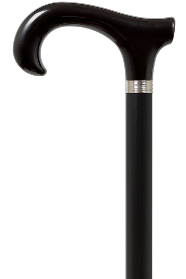 CHARLES BUYERS Black Dress Derby Walking Cane