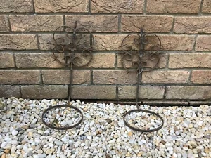 Antike Wand Pflanzenhalter aus Metall - Bild 1 von 2