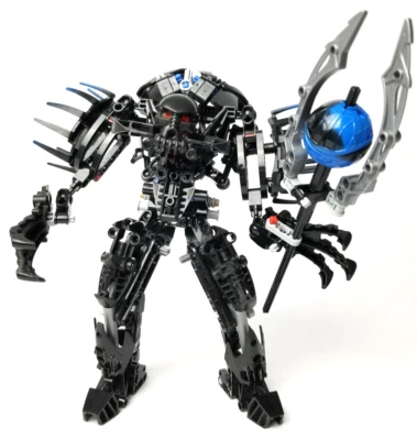 LEGO Hero Factory 7145 Von Nebula Complete Villain Black Spikes Staff - Image 1 of 4