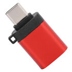 (Red Without Chain)Adapter Convenient Charging Converter Small Size Plug And