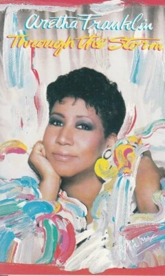 ARETHA FRANKLIN: "THROUGH THE STORM" CASSETTE TAPE 1989 - Image 1 of 4