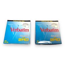 Verbatim DataLife MF 2HD Microdisks 3.5" IBM Formatted 10pk NEW SEALED Set/2